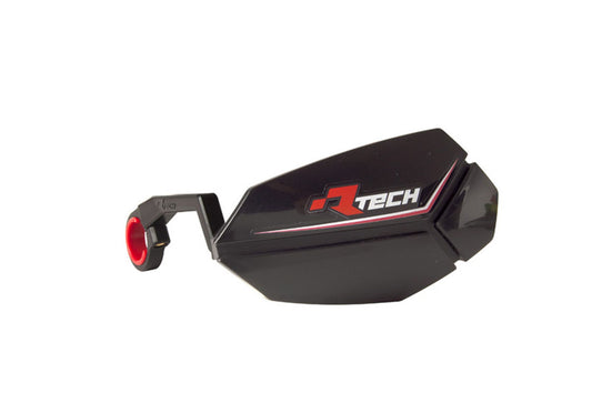 Paramani Racetech BICI R20 CON KIT DI MONTAGGIO Protezione Mani Enduro NERO