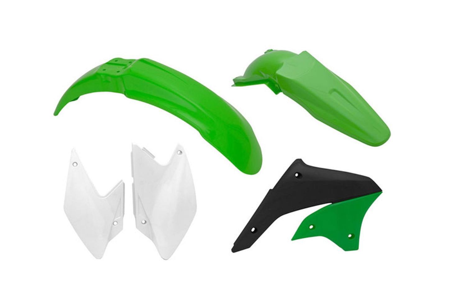 Kit Plastiche Racetech SENZA TABELLA ANTERIORE KAWASAKI KX 450 KLX 2007-2016 Kit