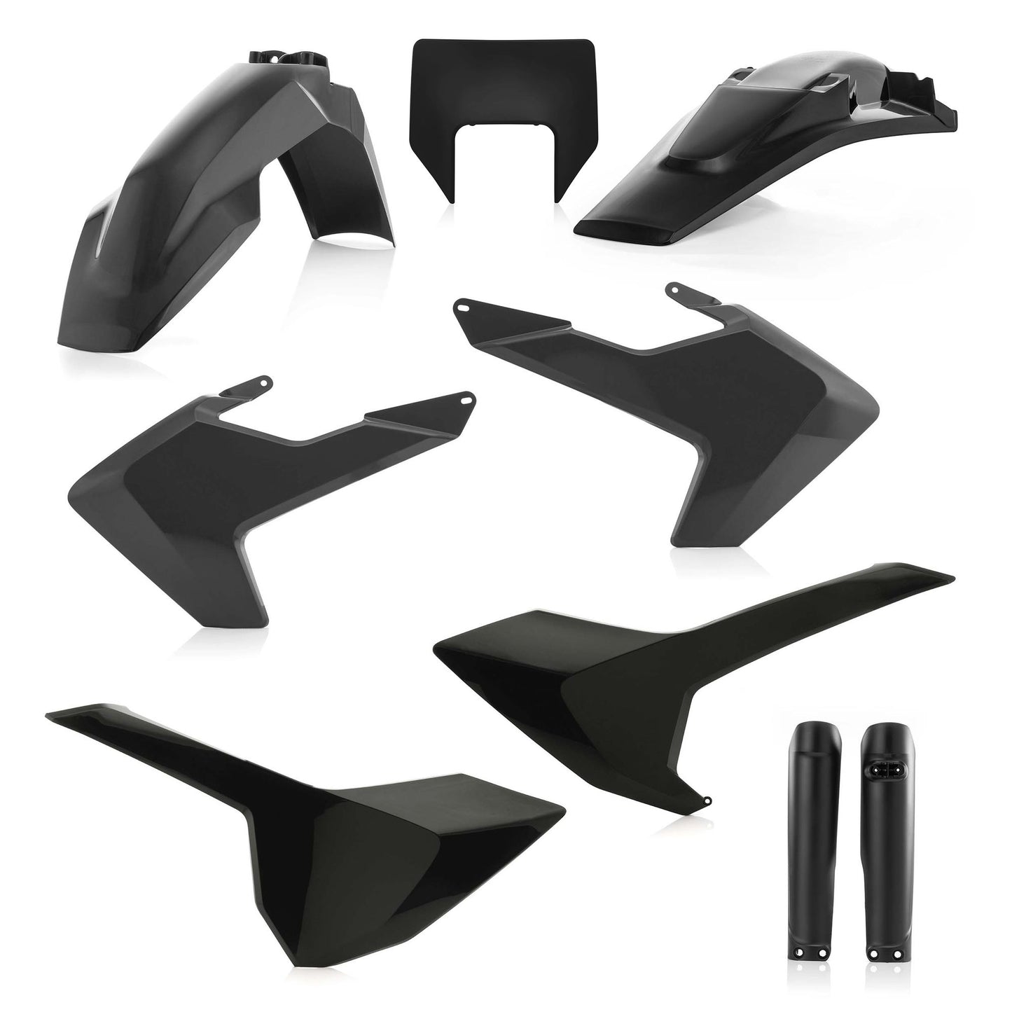 KIT PLASTICHE COMPLETO HUSQVARNA TE/FE 2017 ACERBIS NERO