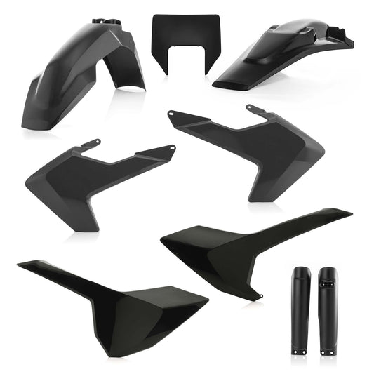 KIT PLASTICHE COMPLETO HUSQVARNA TE/FE 2017 ACERBIS NERO