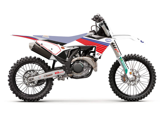 Kit Adesivi Retrò Blackbird Ktm SXF 250 2025-2026