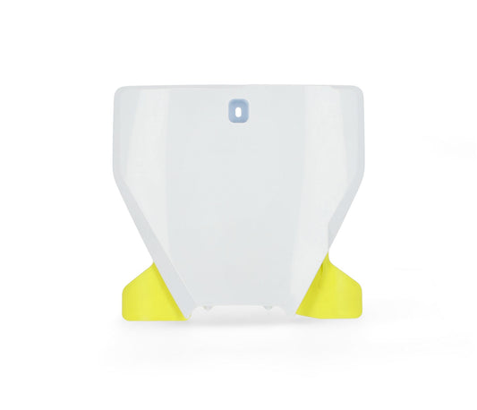 PORTANUMERO ANTERIORE HUSQY FC/TC 19 ACERBIS BIANCO2/GIALLO
