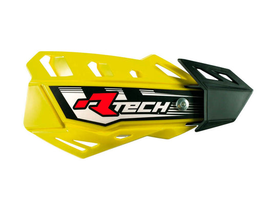 Paramani Racetech FLX CON KIT MONTAGGIO Protezione Mani Enduro GIALLO RMZ