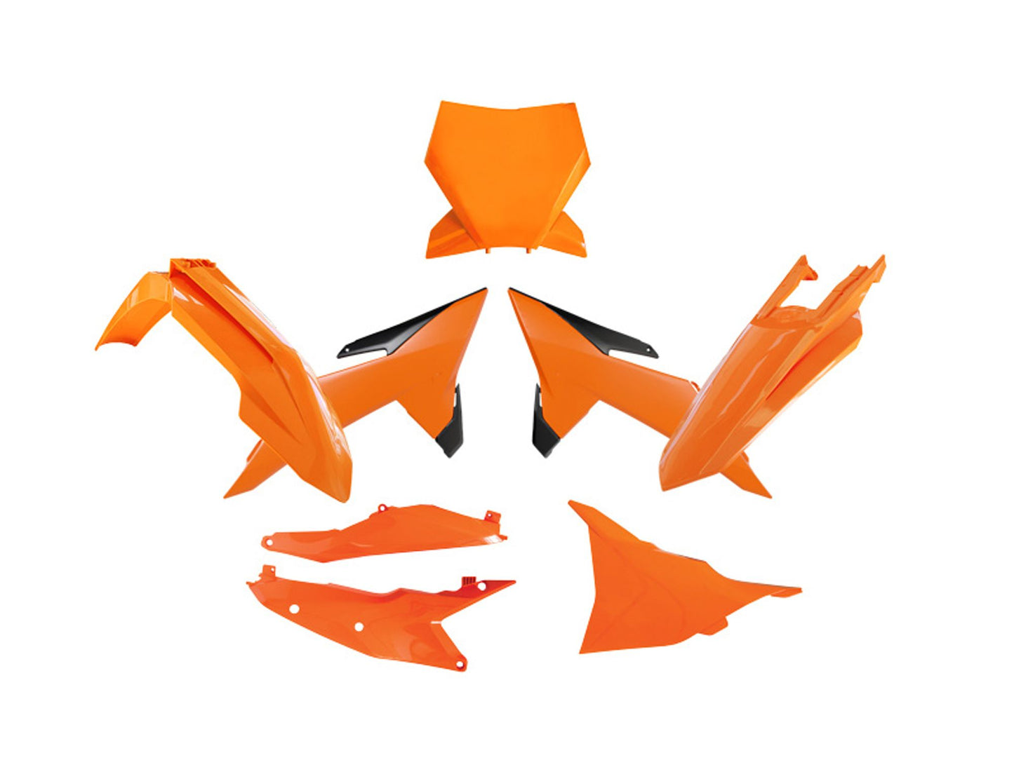 Kit Plastiche Racetech KTM 125/250/300/350/450 SENZA PARASTELI 2025-2026 Kit ARANCIONE KTM